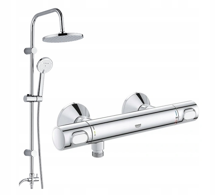 Sprchová batéria Grohe GROHTHERM 500 chróm + sprchový set Laveo Leste